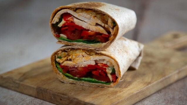 Pesto Chicken Wrap